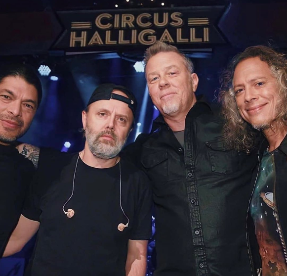 James Hetfield with Friends